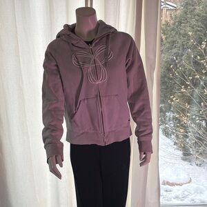 TNA Aritzia Hoodie with Butterfly Design